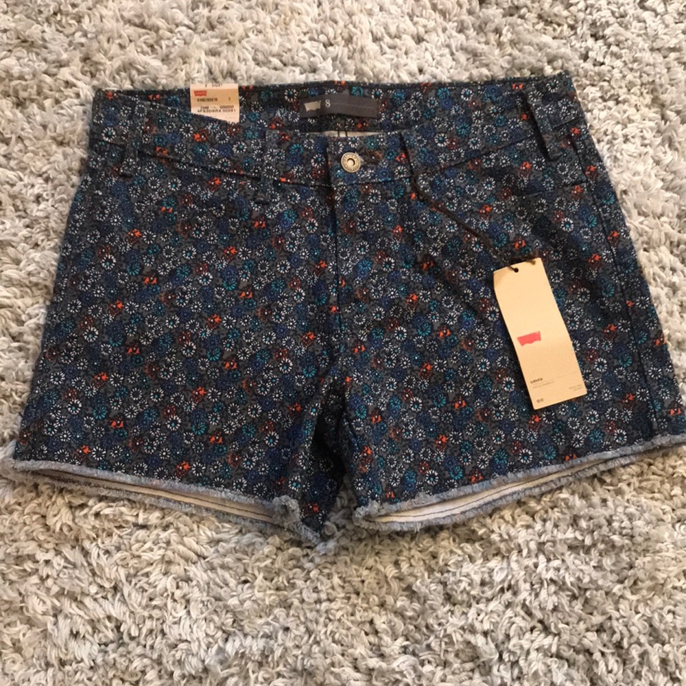Women’s Patterned Jean Shorts